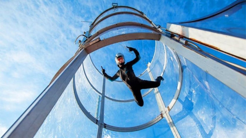 Полёт в аэротрубе в Москве