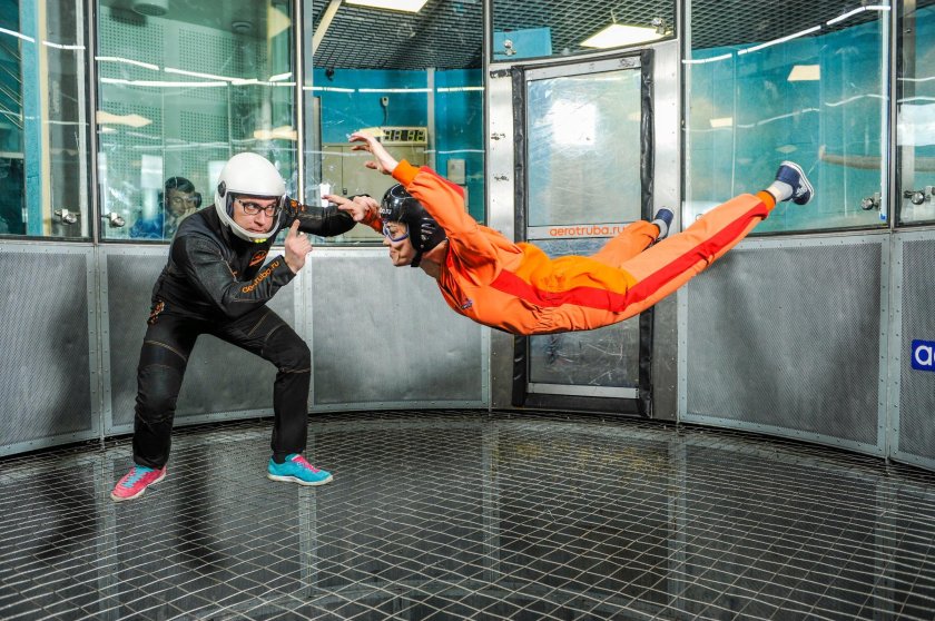 Свободный полёт аэротруба