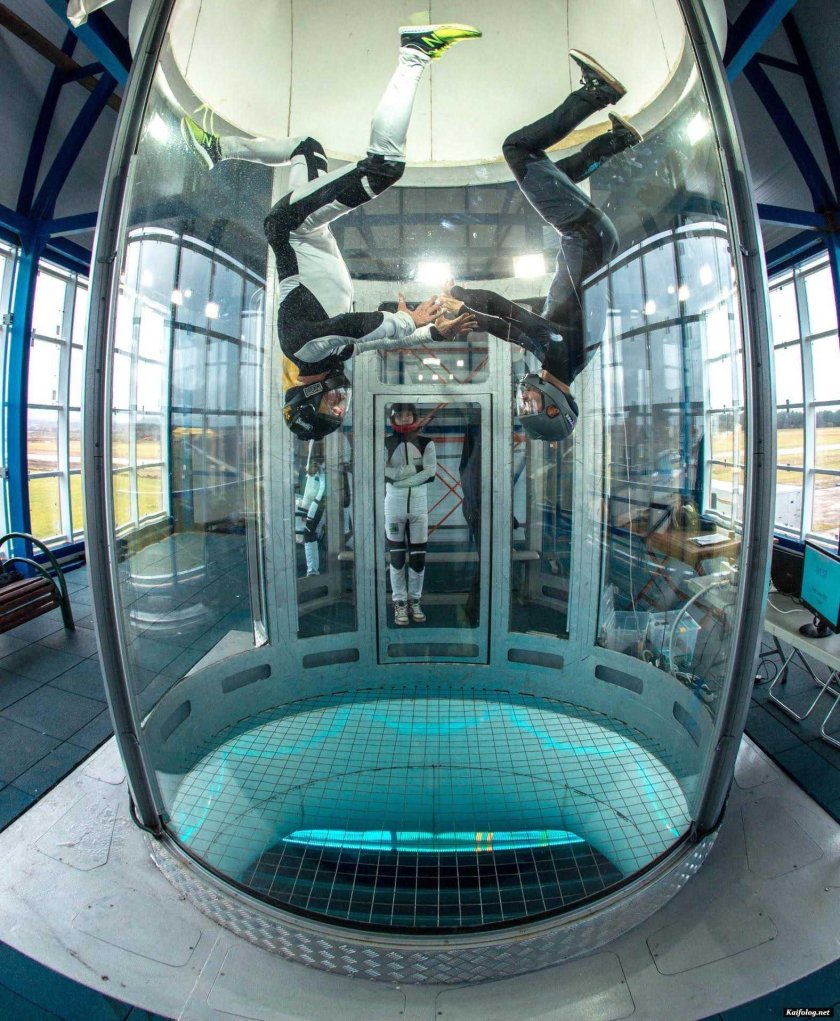 Аэротруба в Абу Даби