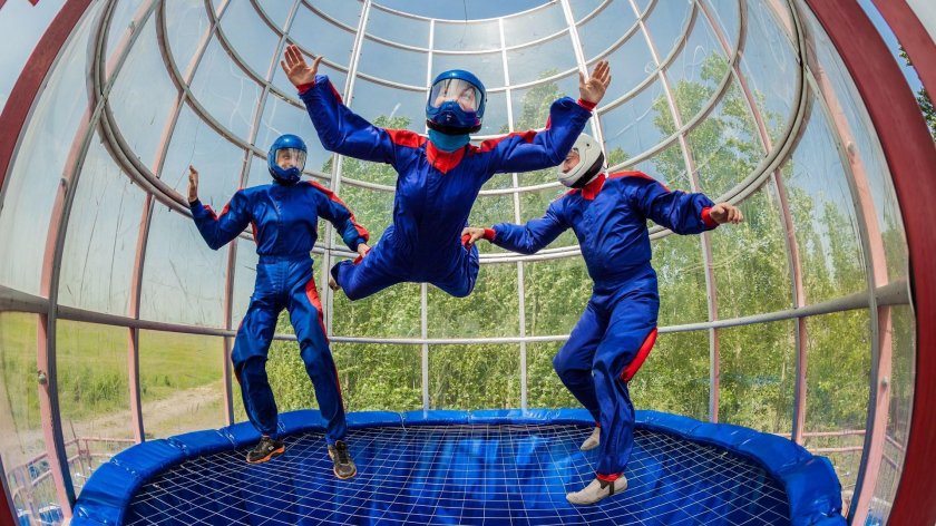 Свободный полет аэротруба в Москве