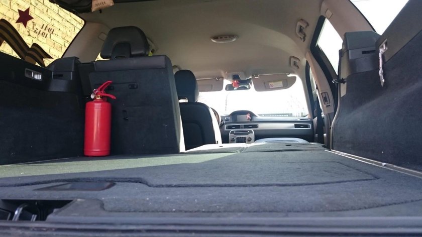 Volvo xc70 ширина багажника