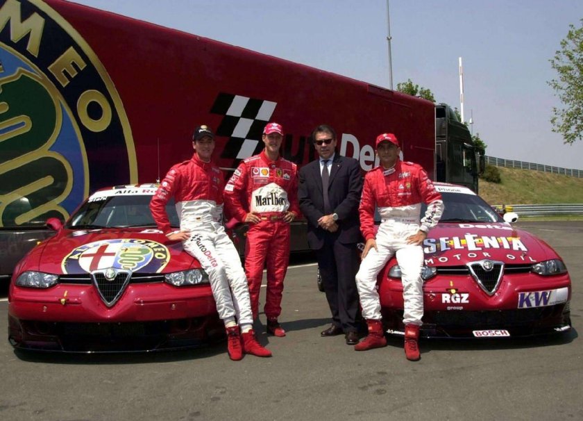 Шумахер в Альфа Ромео