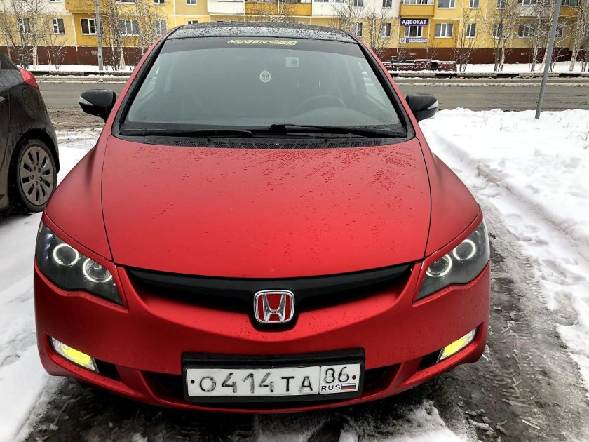 Honda Civic 2008 красный