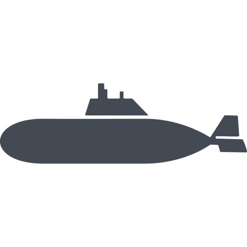 Атомная подводная лодка вектор