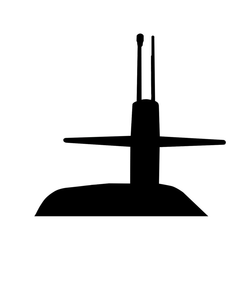 Атомная подводная лодка вектор