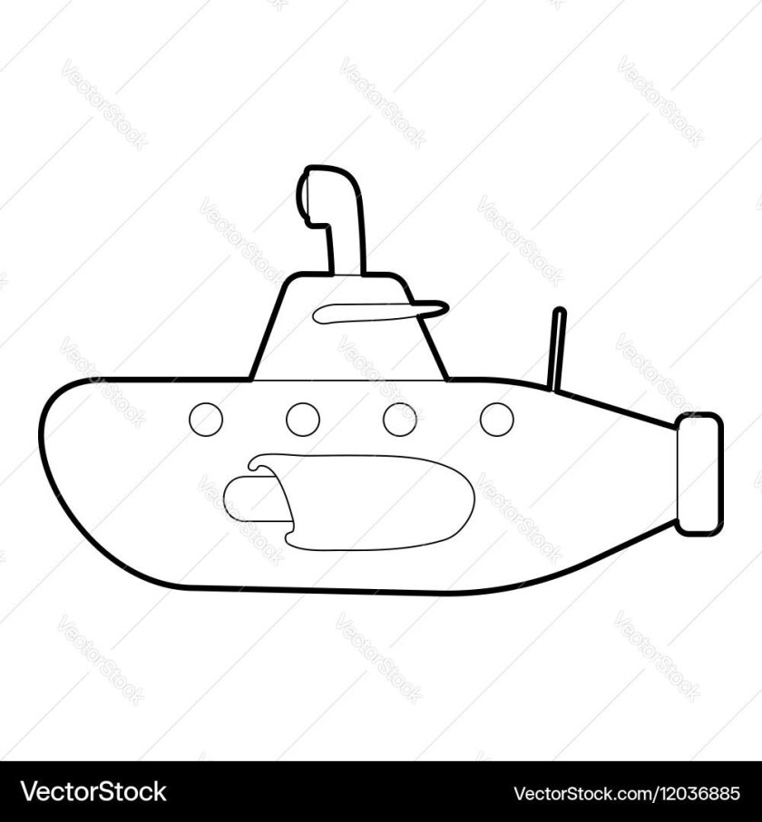 Подводная лодка для вырезания