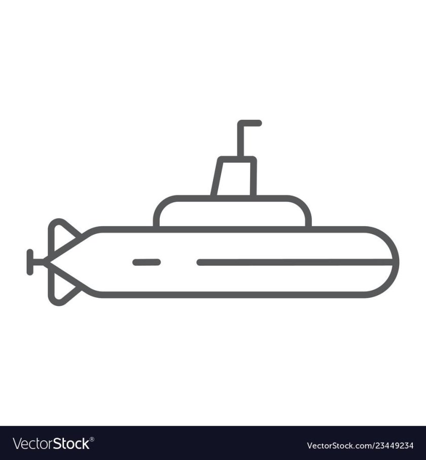 Подводная лодка контур