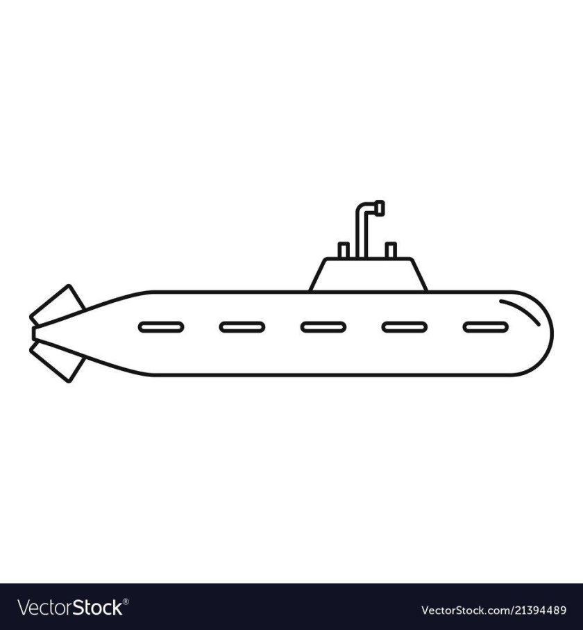 Рисование подводная лодка