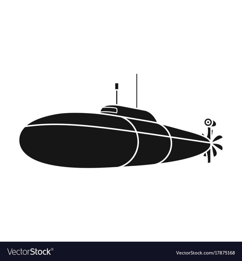Подлодка силуэт