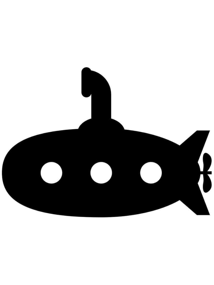Подлодка силуэт