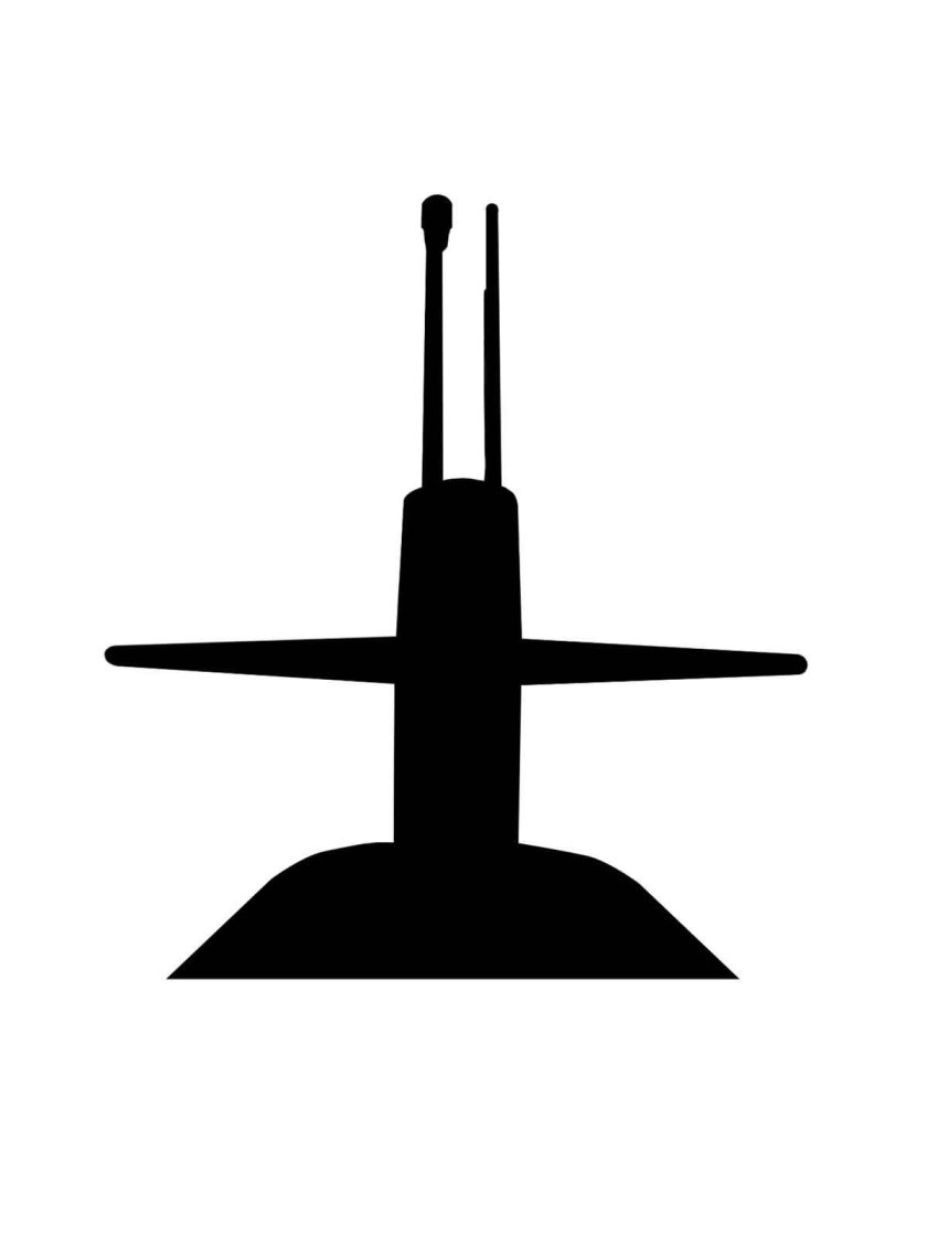 Подводная лодка силуэт