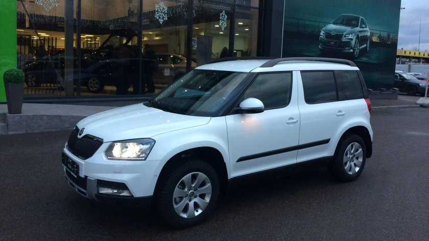 Skoda Yeti White