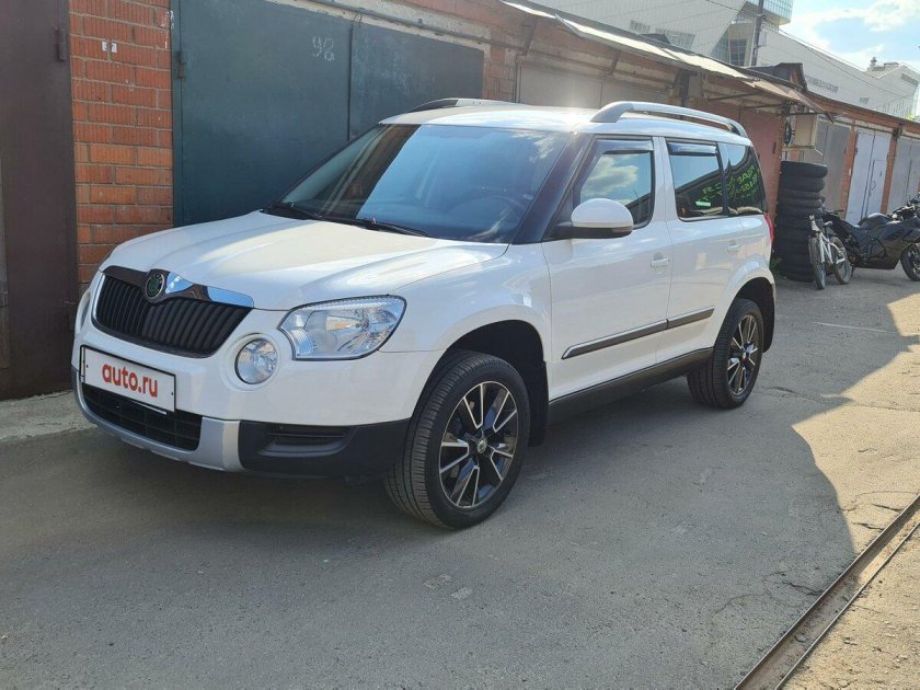 Шкода йети белая 2013
