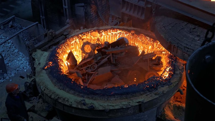 Электропечь дуговая сталеплавильная