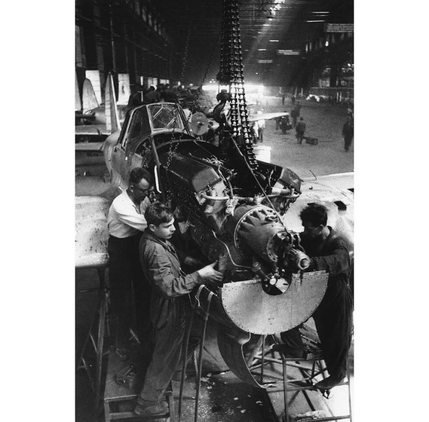 Авиационный завод Куйбышев 1941 г