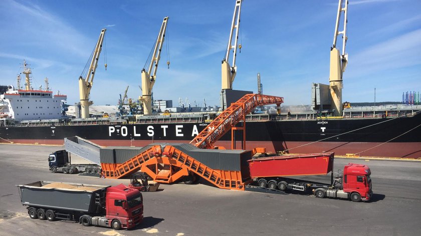 Мобильный судовой погрузчик