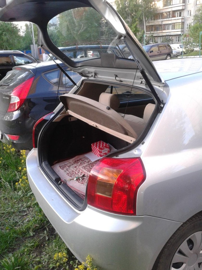 Тойота Королла 120 кузов багажник