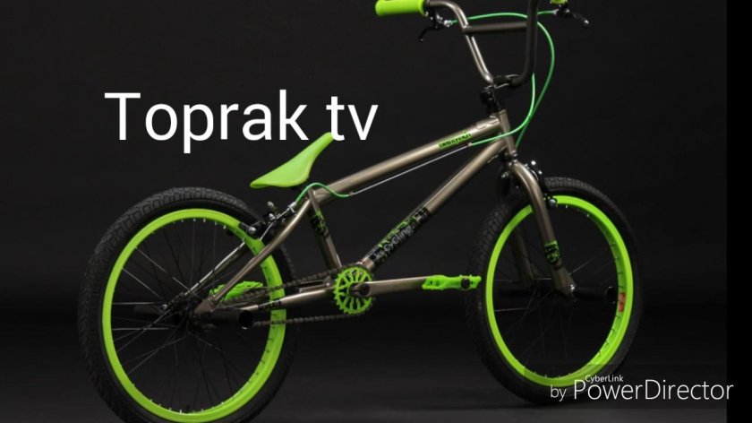 Велосипед бмх черно зеленый