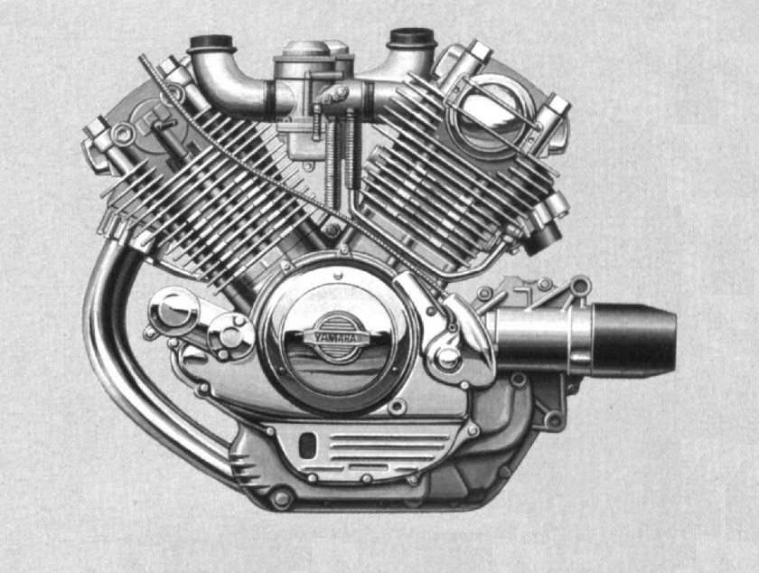 Двигатель Yamaha Virago 1100