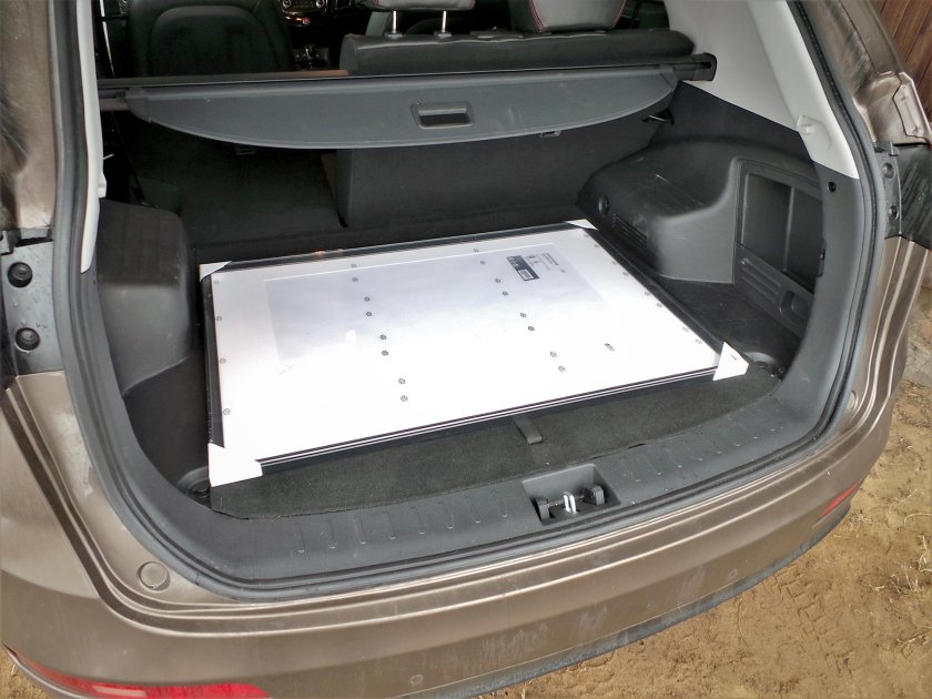 JAC s5 объем багажника