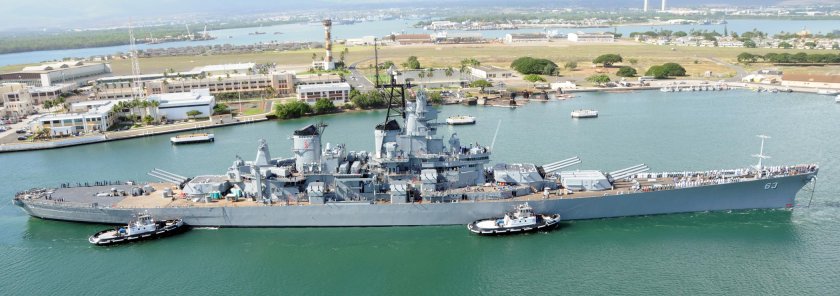 USS Missouri линкор