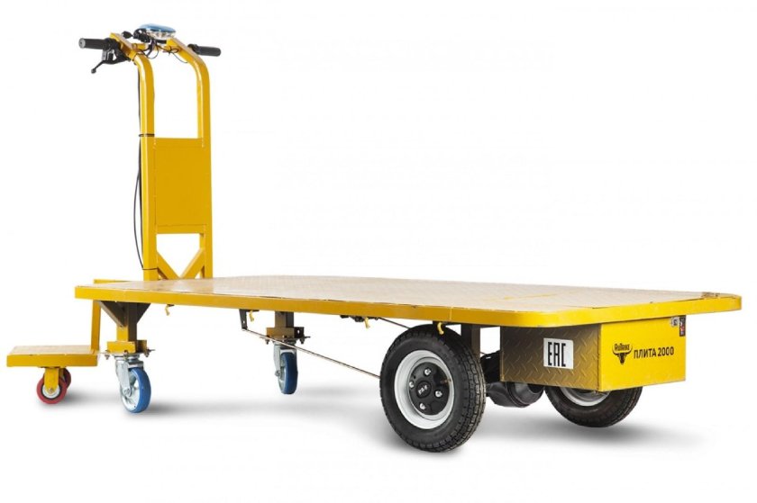 Грузовая электрическая тележка rutrike 2000