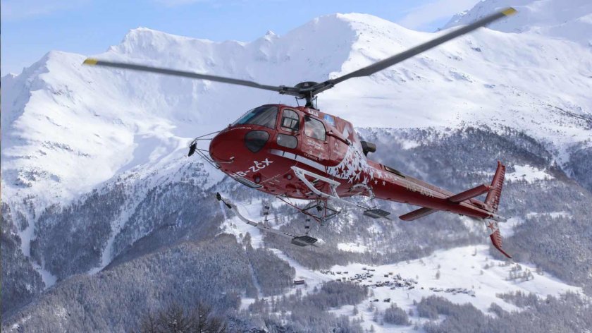 Eurocopter as350 в горах