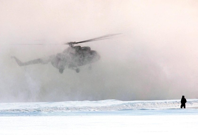 Жесткая посадка ми-8