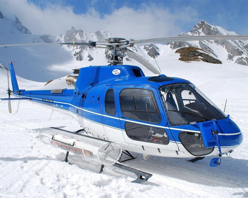 Вертолет зима