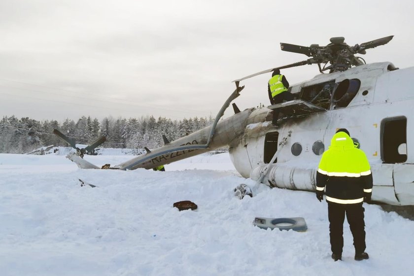 Вертолет ми 8 Авиалесоохрана