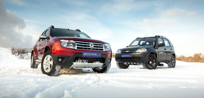 Нива Шевроле и Дастер