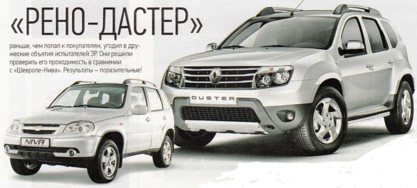 Журнал за рулём Рено Дастер