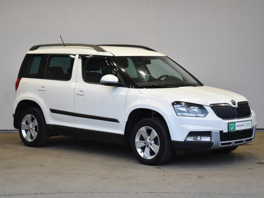 Шкода йети 2014 белого цвета
