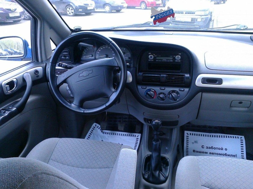Chevrolet Rezzo 2008 салон