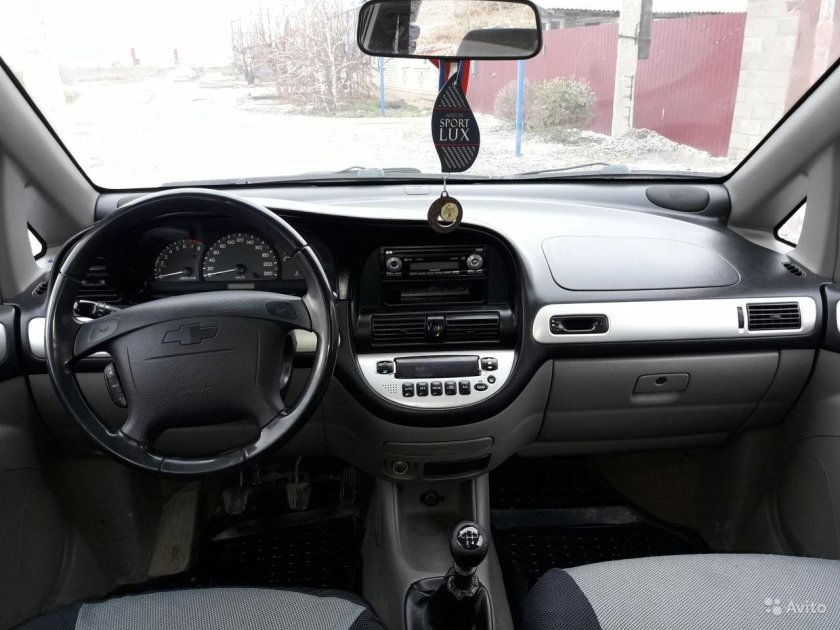 Chevrolet Rezzo 2008 салон
