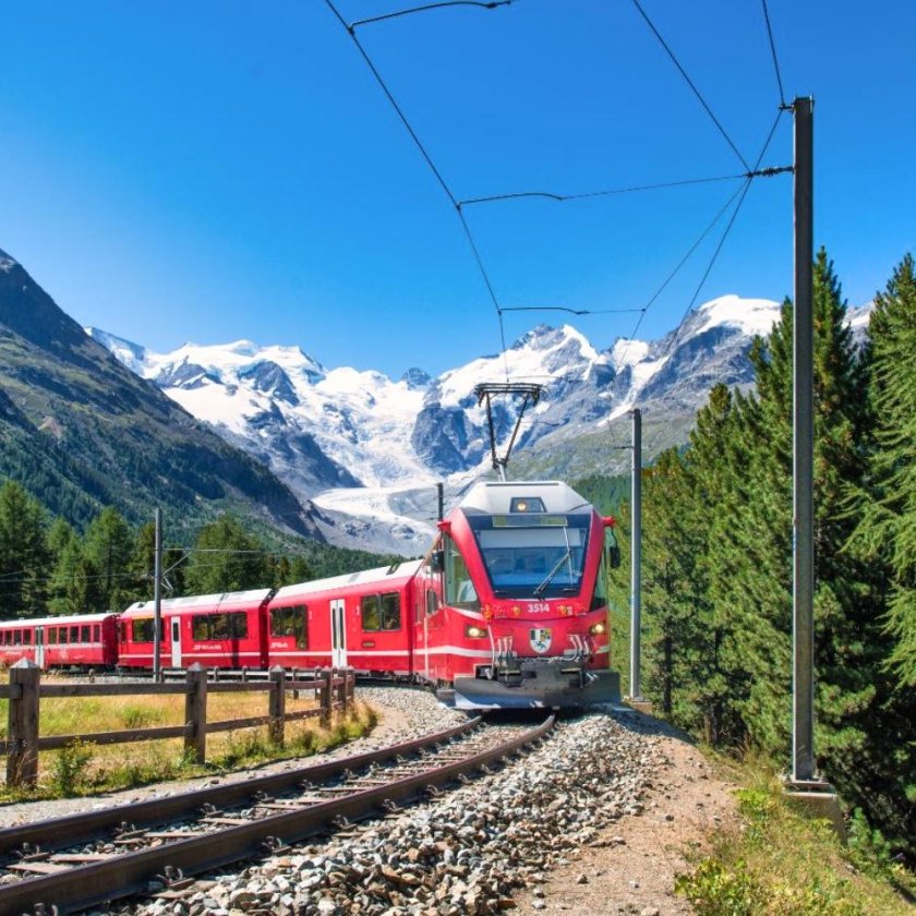 Поезд бернина экспресс