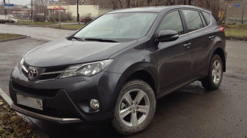 Тойота рав 4 серый