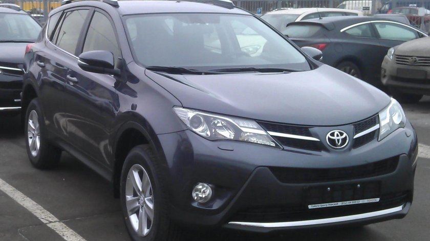 Тойота рав 4 серый