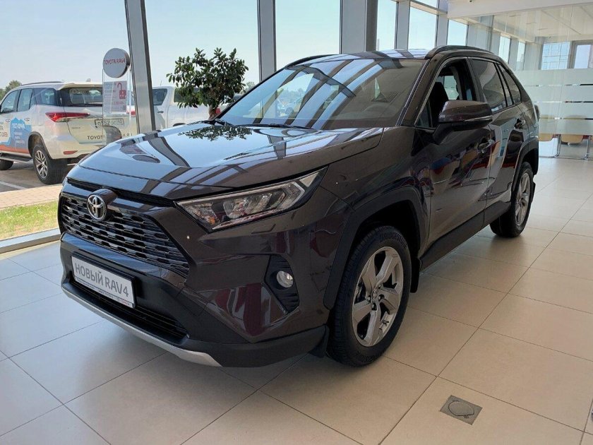 Серо-коричневый металлик Тойота rav4 2020