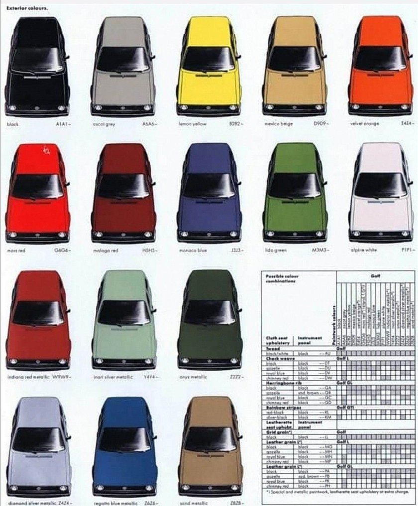 Фольксваген т5 цвета кузова