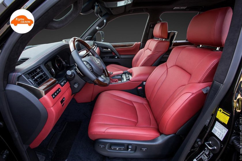 Красный салон Лексус 570