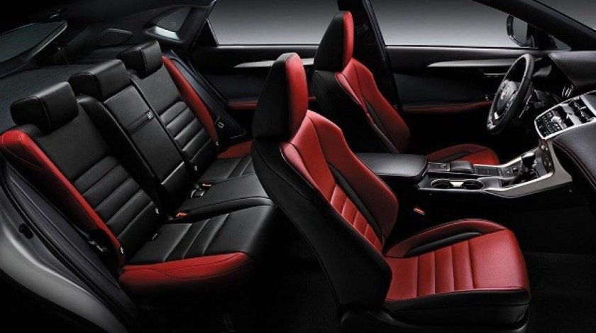 Lexus NX С красным салоном