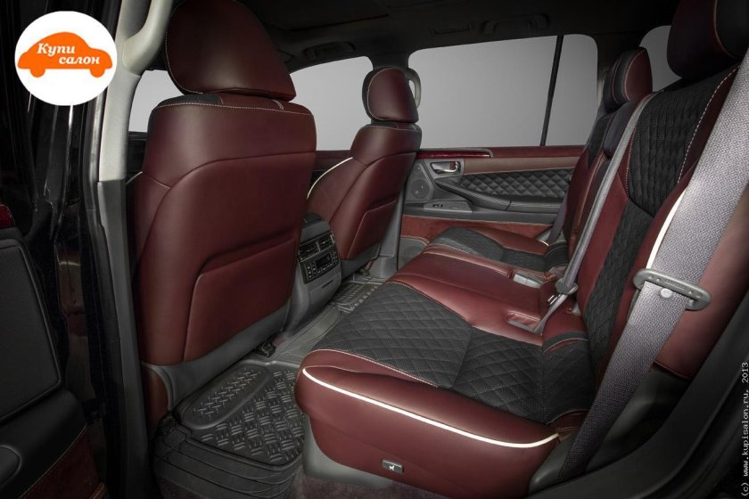 Lexus LX 570 2008 салон красный