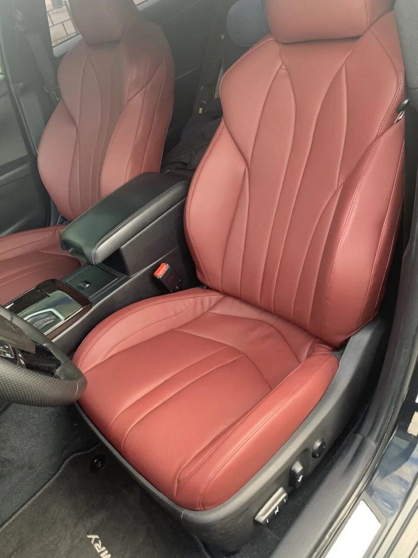 Кожаный салон Камри 50