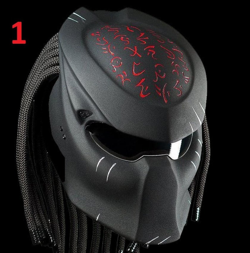 Шлем мотоциклетный предатор