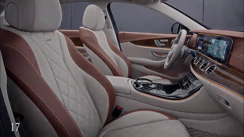 Mercedes Benz e200 2020 белый салон