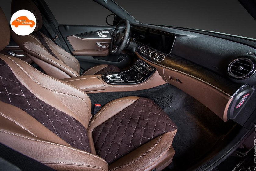 Мерседес е 200 коричневая кожа