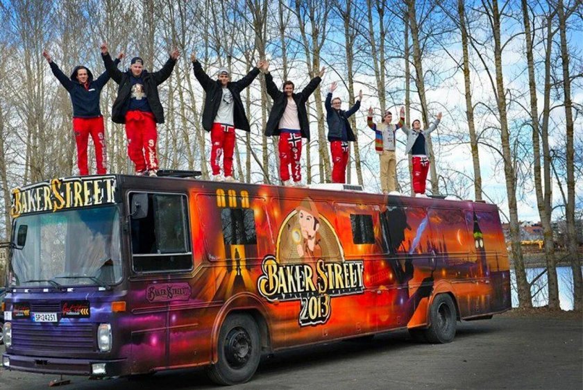 Выпускные автобусы в Норвегии