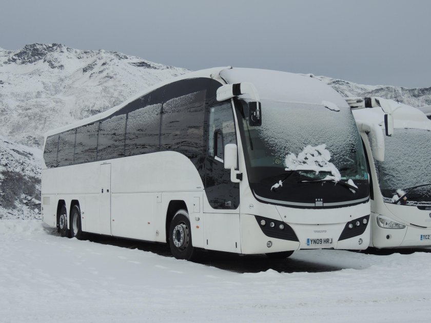 Автобус зима