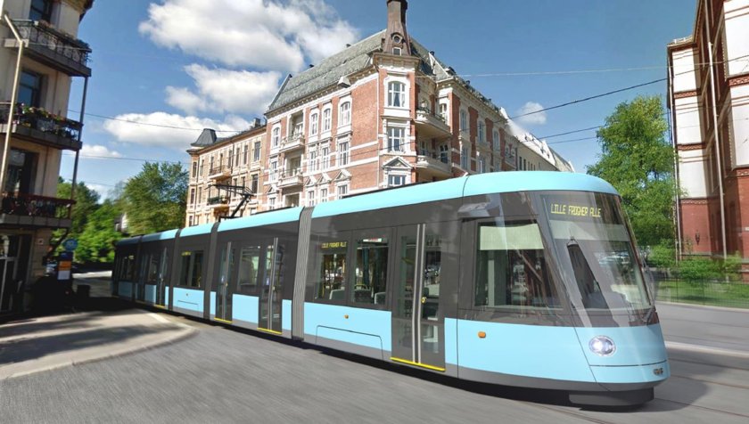 Трамвайный вагон 1003 Осло